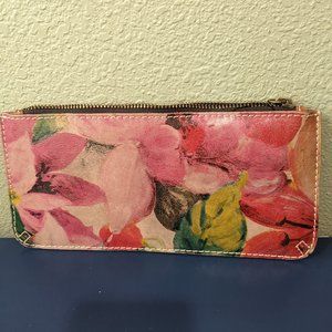 Patricia Nash Zipped Floral Wallet (9 1/2" x 4 1/2") Like New